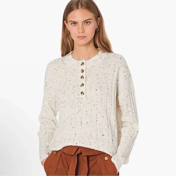 Madewell Women's Bowden Henley Sweater